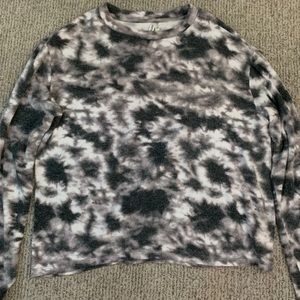 cropped tie dye long sleeve